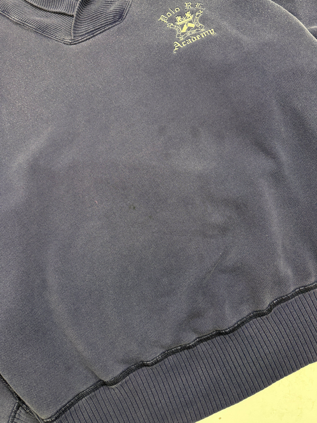 Vintage Polo Ralph Lauren Sport Academy Mockneck Sweatshirt Blue