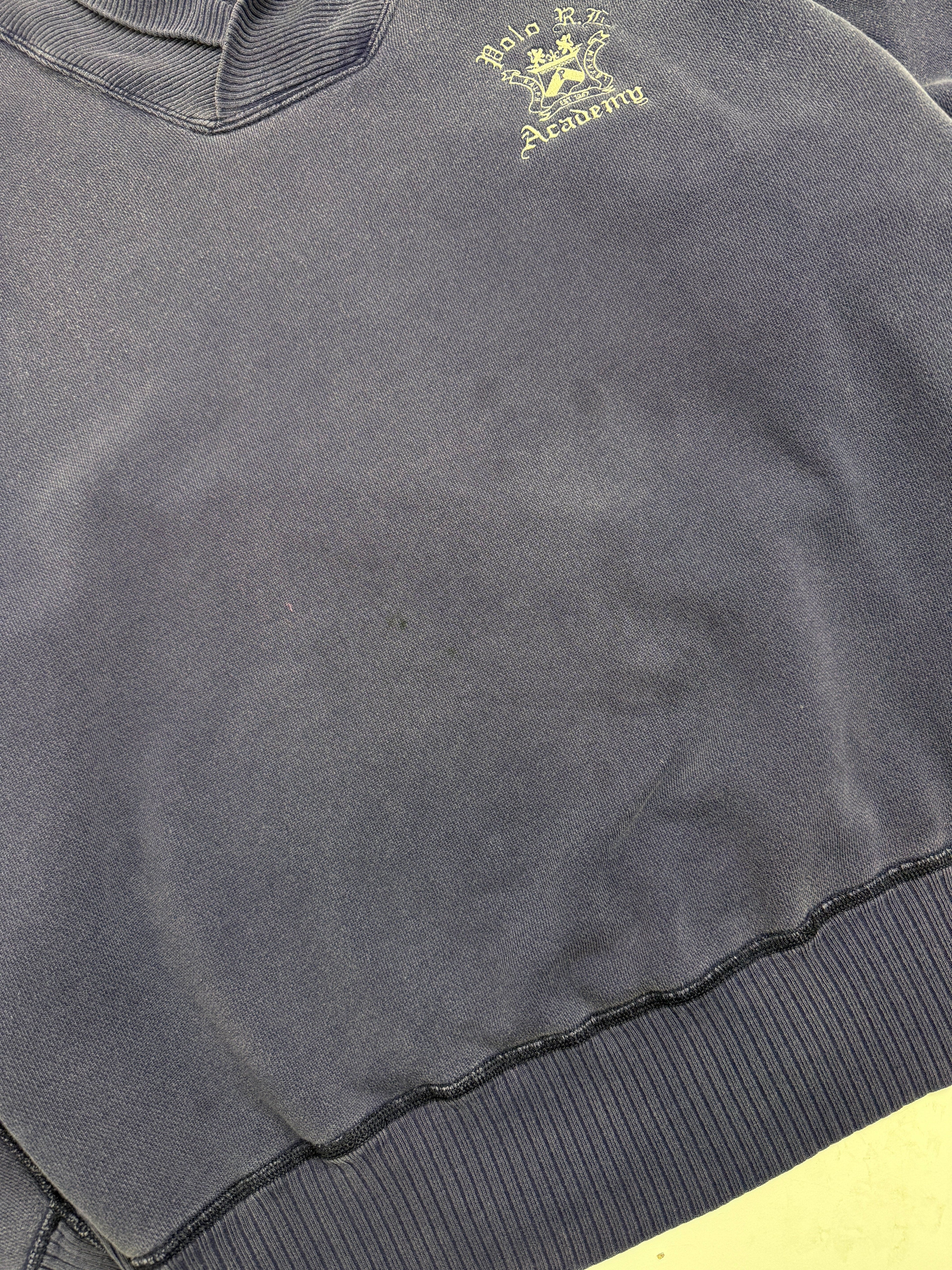 Vintage Polo Ralph Lauren Sport Academy Mockneck Sweatshirt Blue
