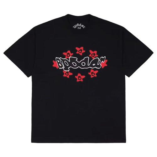 Sp5der Warped Tee Black/Red | Vintage Clothing Store Canada