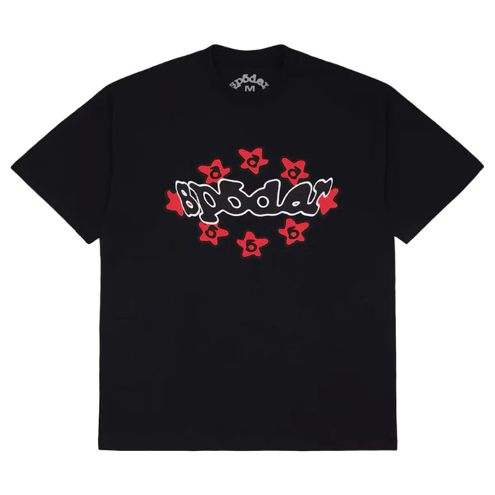 Sp5der Warped Tee Black/Red | Vitnage Clothing Store Canada
