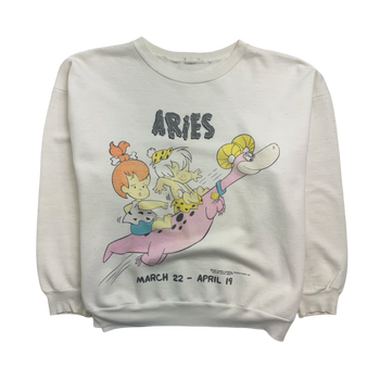 Vintage '86 The Flintstones Sweatshirt White