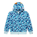 BAPE ABC Camo Shark Full Zip Hoodie Blue
