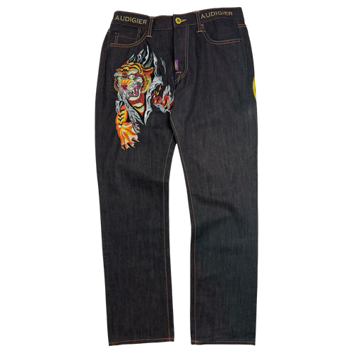 Christian Audigier Embroidered Tiger Pants | Vintage Clothing Store Canada