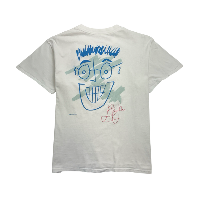 (M) Vintage '93 Hard Rock Cafe Elton John Tee White | Vitnage Clothing Store Canada