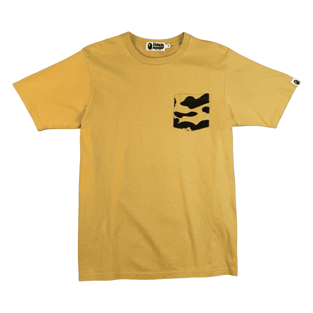 BAPE 1st Camo ASNKA Pocket Tee Yellow (USED)