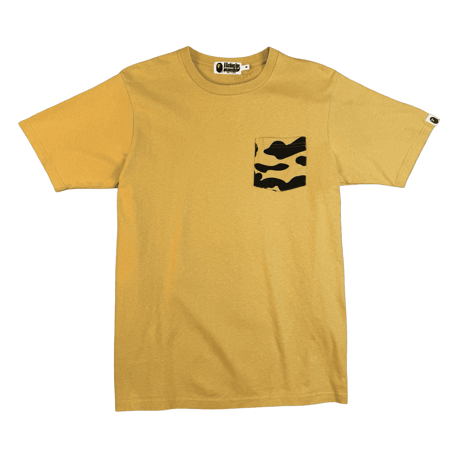 BAPE 1st Camo ASNKA Pocket Tee Yellow (USED)