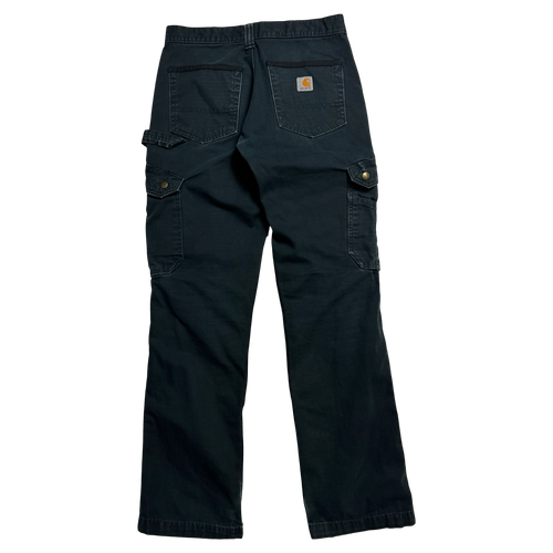 Carhartt Double Knee Cargo Pants Black | Vintage Clothing Store Canada