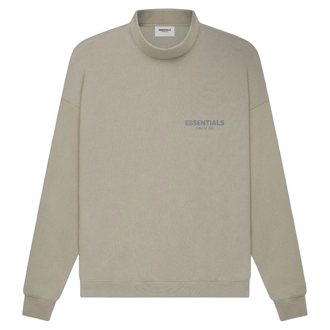 Fear of God Essentials Mock Neck Sweater Moss