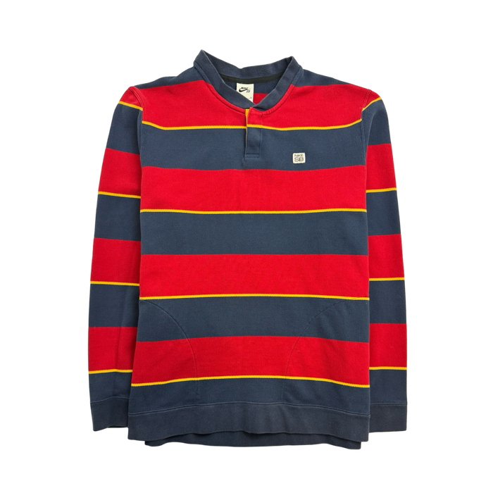 Nike SB Polo Style Striped L/S Blue/Red | Vitnage Clothing Store Canada