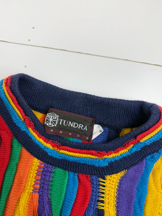 Vintage Tundra Coogi Style 3D Knit Multi | Vitnage Clothing Store Canada