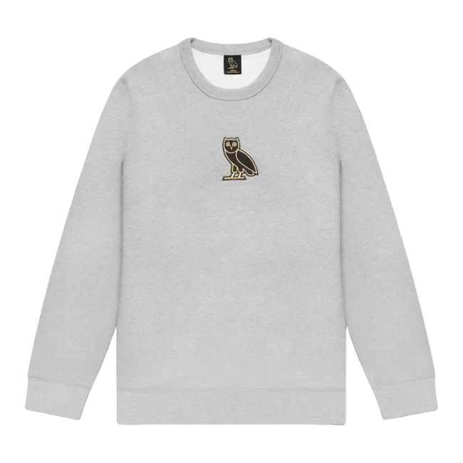 OVO Classic Owl Crewneck Heather Grey