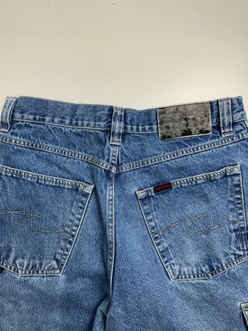 Vintage Y2k FUBU Denim Cargo Pants