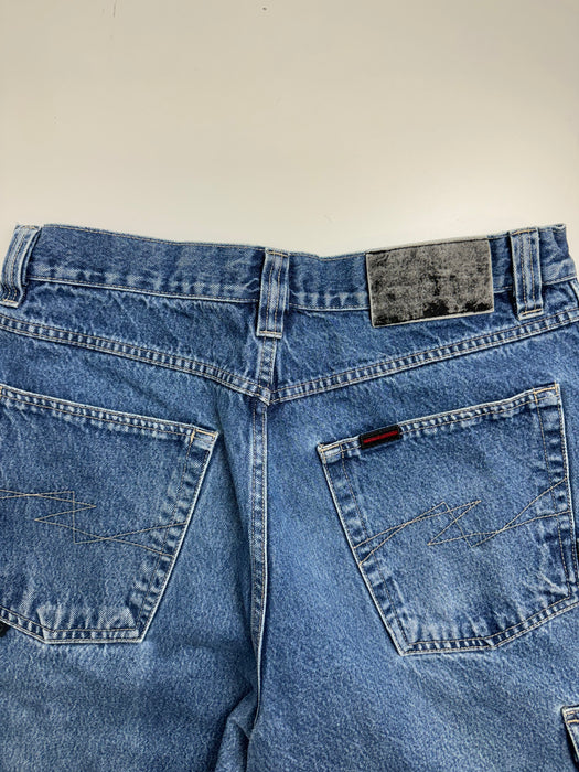 Vintage Y2k FUBU Denim Cargo Pants | Vitnage Clothing Store Canada