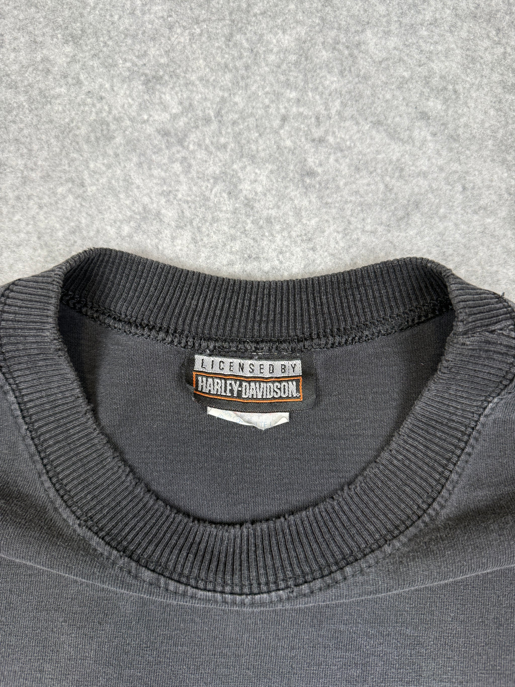 Vintage Harley Davidson Heavyweight Tee Black