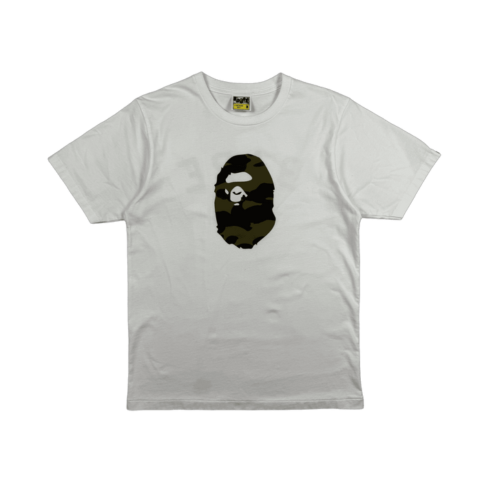 BAPE 1st Camo Ape Head Tee White (USED) | Vitnage Clothing Store Canada