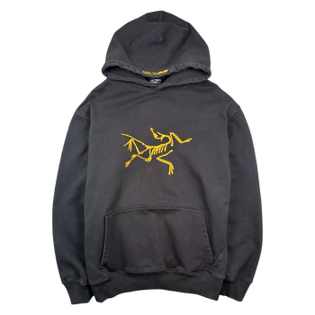 Arc’teryx x Palace Embroidered Logo Hoodie Black/Gold (USED)
