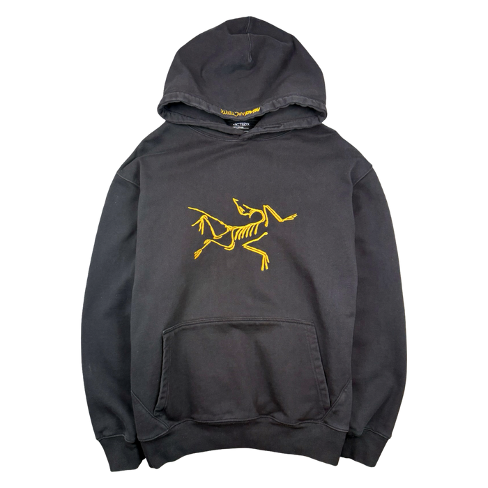 Arc’teryx x Palace Embroidered Logo Hoodie Black/Gold (USED) | Vitnage Clothing Store Canada