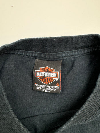 Vintage '04 Thunder Bay Harley Davidson Tee Black