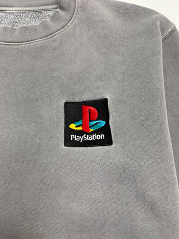 Travis Scott PlayStation Classic Crewneck Washed Grey (USED)