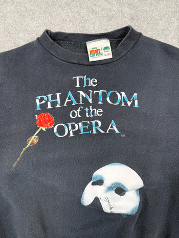 Vintage Phantom of the Opera Crewneck Black