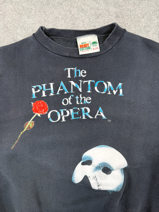 Vintage Phantom of the Opera Crewneck Black | Vitnage Clothing Store Canada