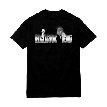 Vlone x Pop Smoke Hawk Em Tee Black