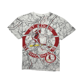 (L) Vintage ‘99 St. Louis Cardinals AOP Tee White