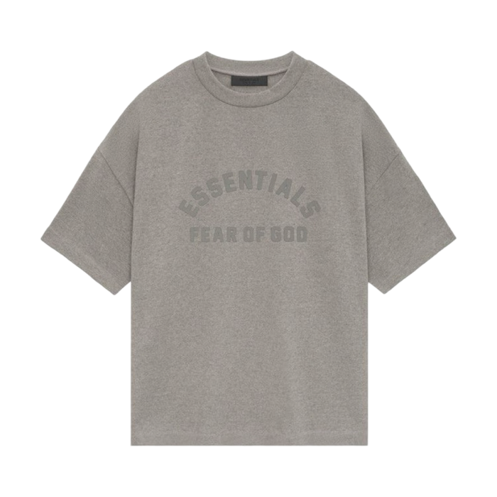 Fear of God Essentials Core Collection Heavy S/S Tee Heather Grey | Vitnage Clothing Store Canada