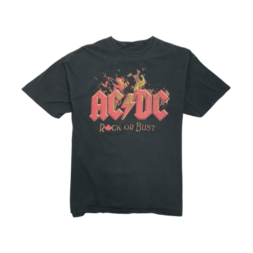 (L) ACDC Highway to Toronto Tour Tee Black | Vintage Clothing Store Canada