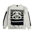 Stussy SS Link 80 International Tribe Sweatshirt White (USED)