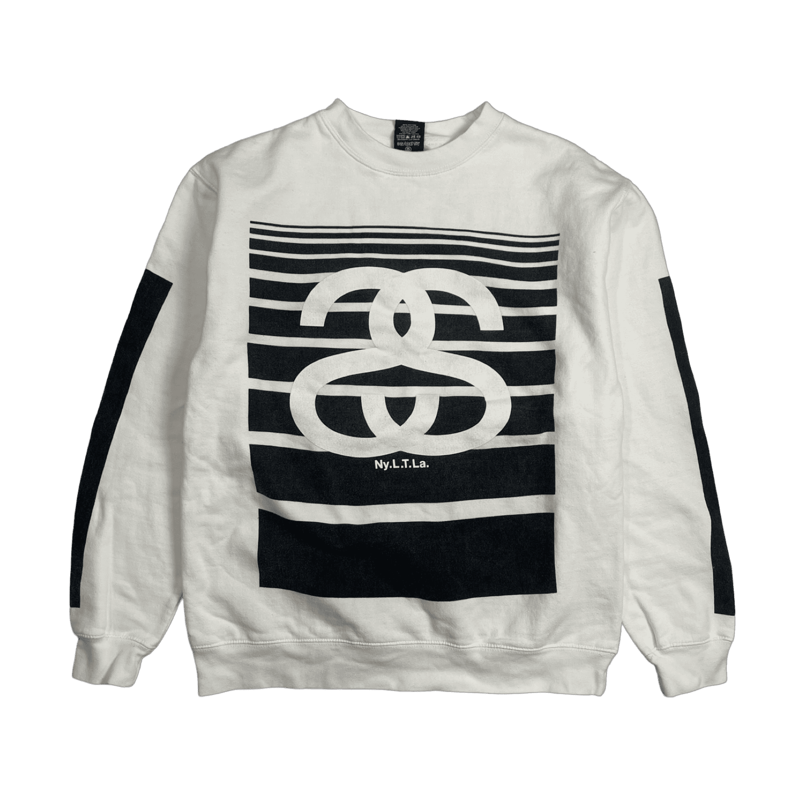Stussy SS Link 80 International Tribe Sweatshirt White (USED)
