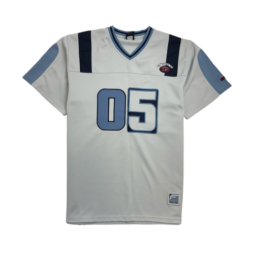 Vintage Y2k FUBU Jersey Light Grey | Vintage Clothing Store Canada