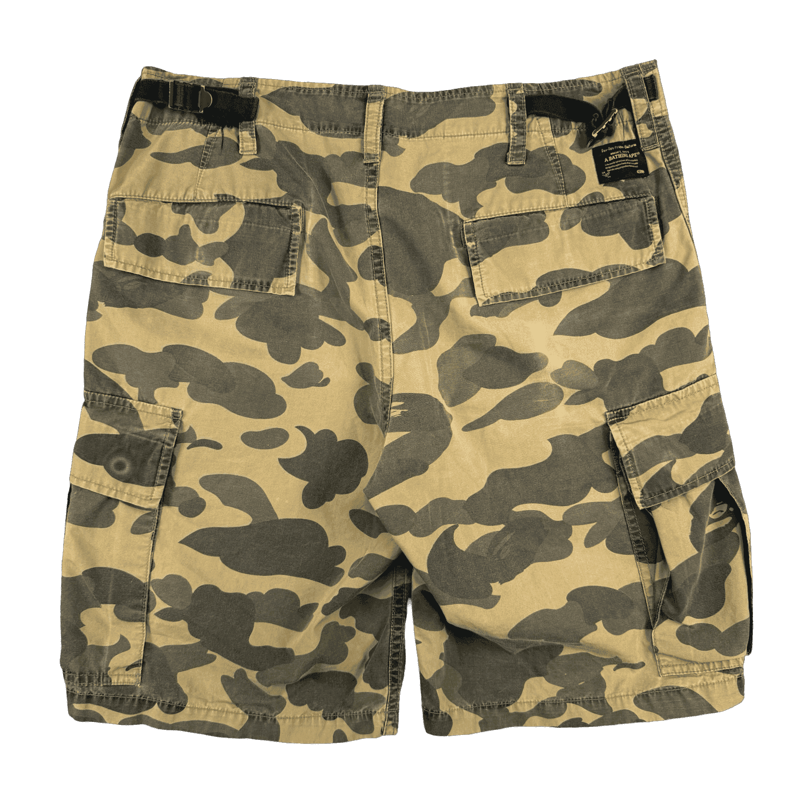 BAPE 1st Camo Cargo Shorts Green (USED)