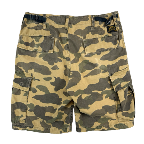 BAPE 1st Camo Cargo Shorts Green (USED) | Vintage Clothing Store Canada