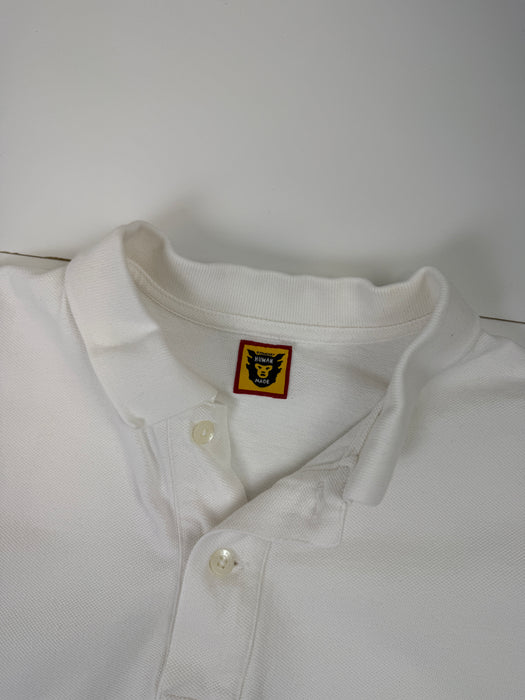 Human Made Collared Pocket Tee White (USED) | Vitnage Clothing Store Canada