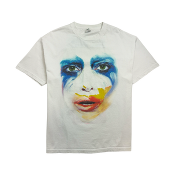 (XL) Vintage Lady Gaga Art Pop Ball Tour Tee White