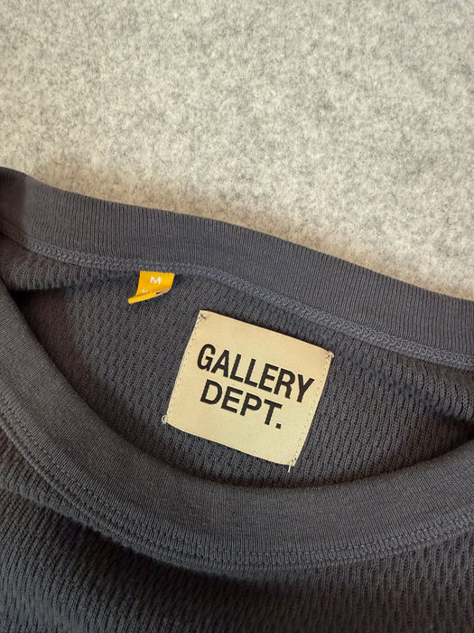Gallery Dept. Born to Die Thermal L/S Tee Black (USED) | Vitnage Clothing Store Canada
