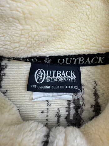 Vintage 90s Outback Nature Fleece Zip-Up