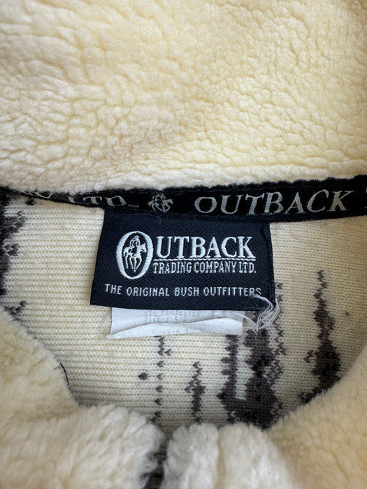 Vintage 90s Outback Nature Fleece Zip-Up | Vitnage Clothing Store Canada