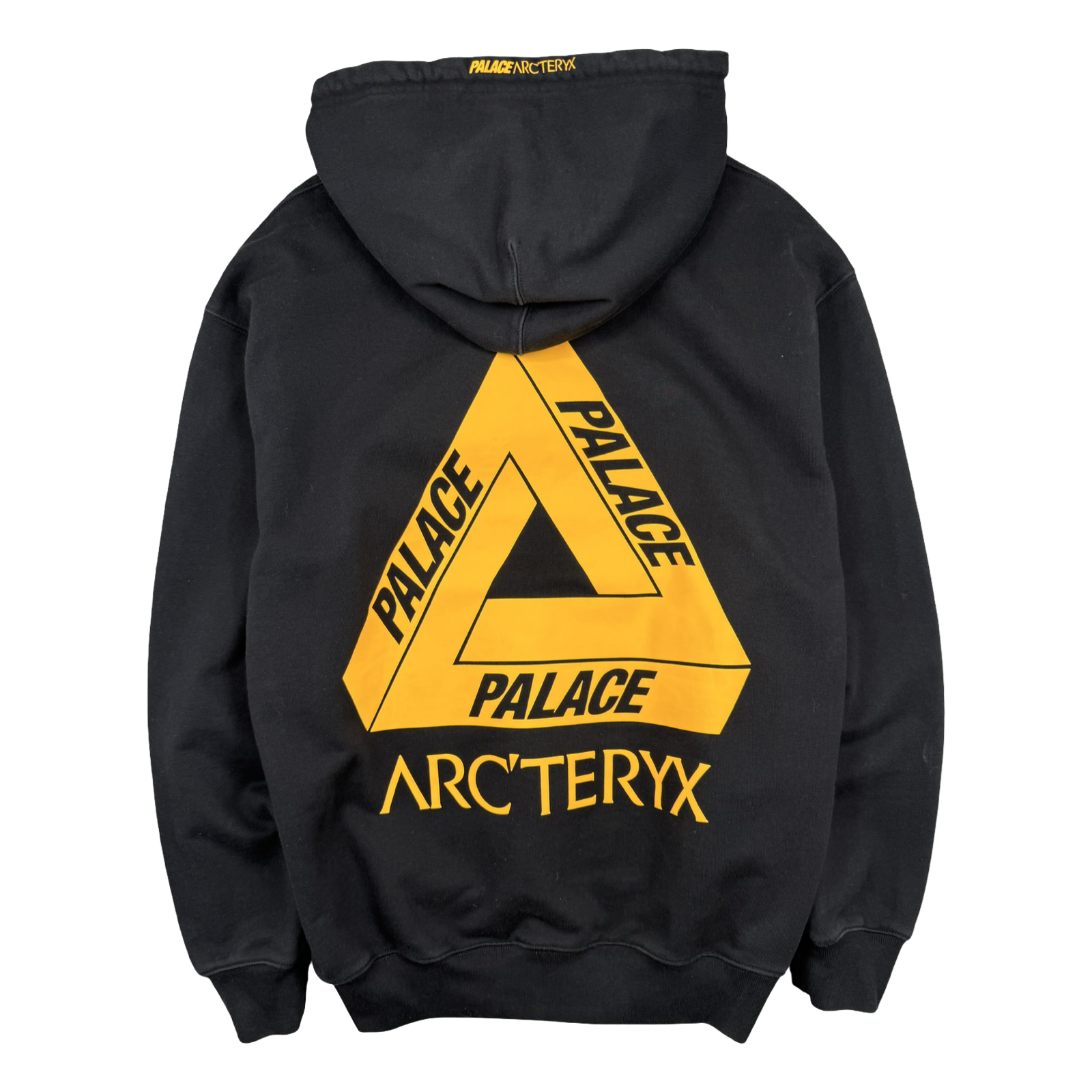 Arc’teryx x Palace Embroidered Logo Hoodie Black/Gold (USED)
