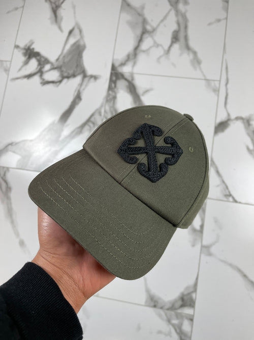 Off-white Arrow Baseball Cap Army Green (USED) | Vintage Clothing Store Canada