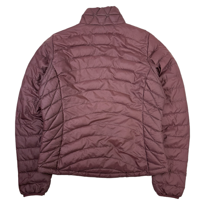 Women's Patagonia Down Hooded Puffer Burgundy | Vitnage Clothing Store Canada