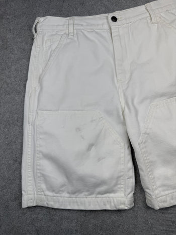 Dickies Carpenter Double Knee Shorts White