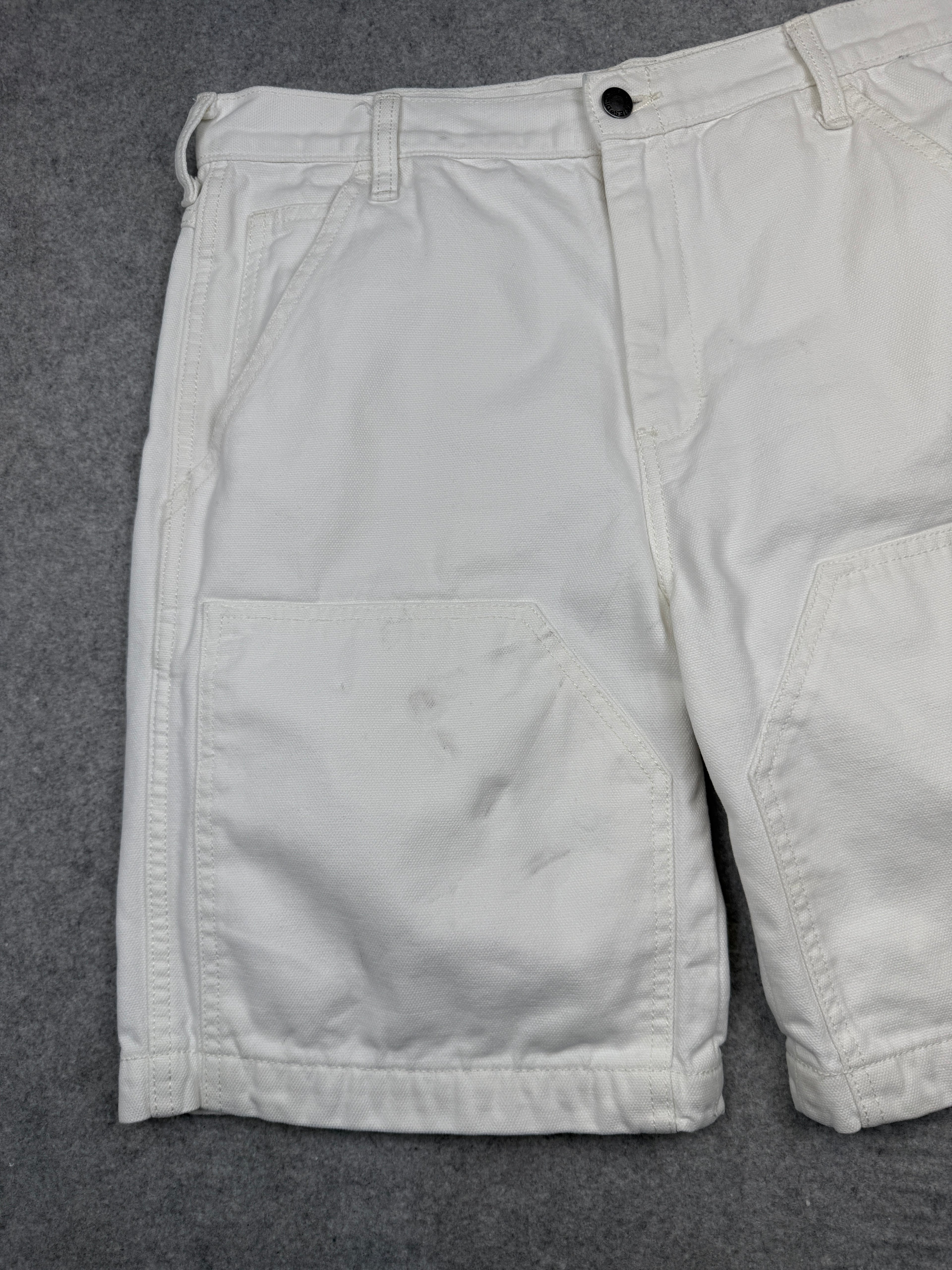 Dickies Carpenter Double Knee Shorts White
