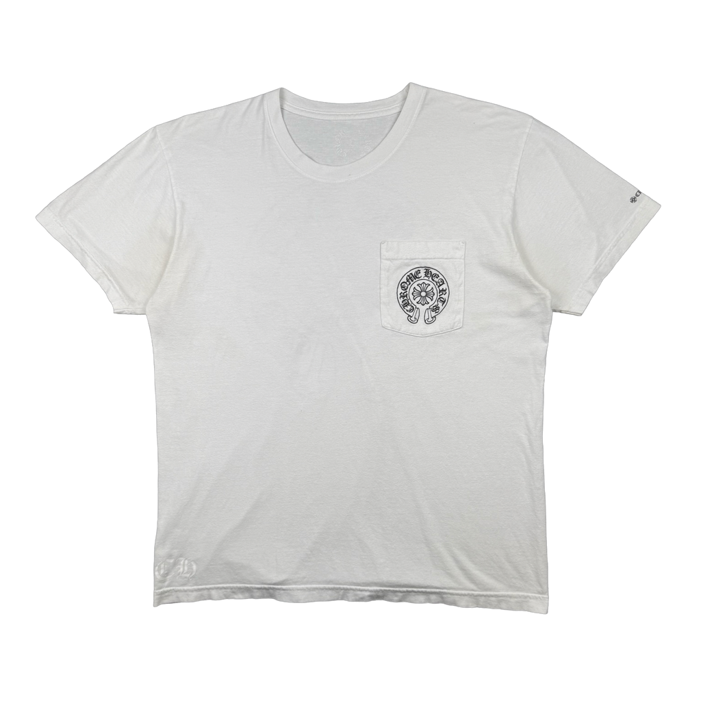 Chrome Hearts Horseshoe Pocket Tee White