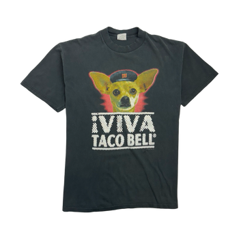 (L) Vintage '93 Taco Bell Promo Tee Black