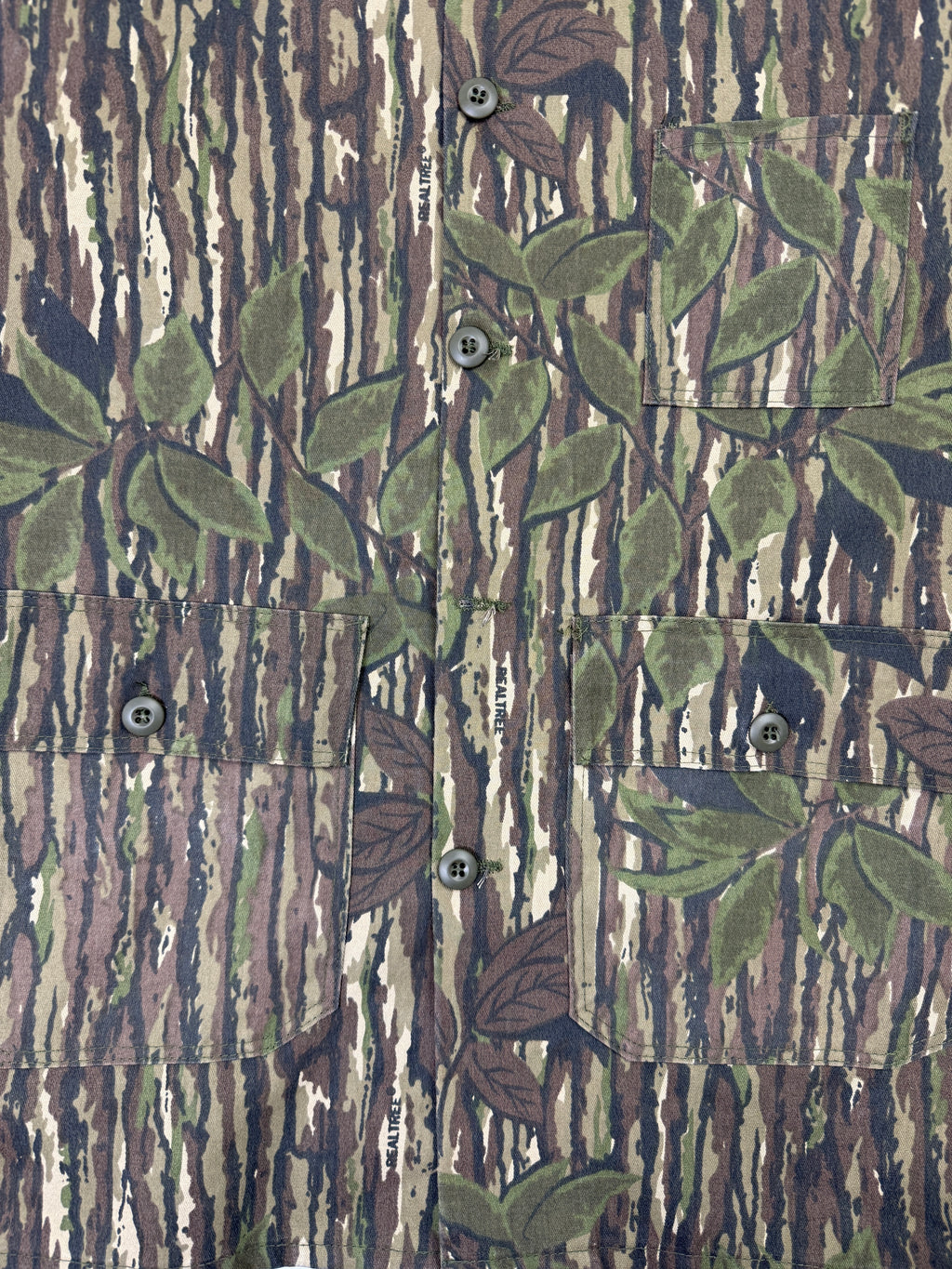 Vintage Ranger Realtree Leaf Camo Canvas Overshirt