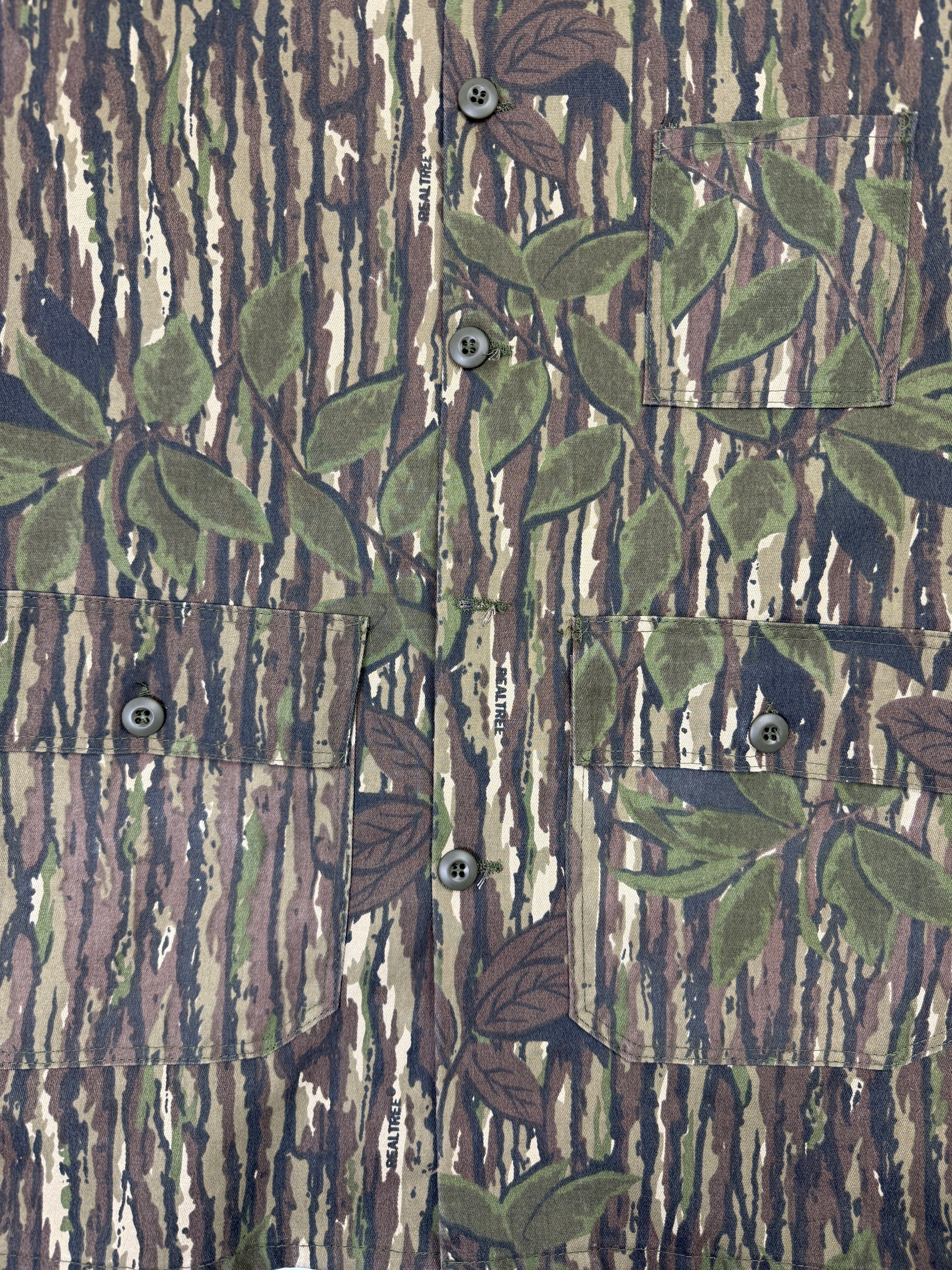 Vintage Ranger Realtree Leaf Camo Canvas Overshirt