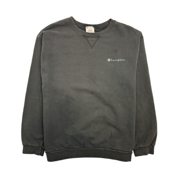 (L) Vintage Champion Sweatshirt Black