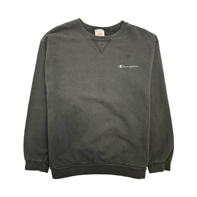 (L) Vintage Champion Sweatshirt Black